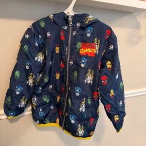 Marvel Comics Kids Lightweight Hooded Jacket